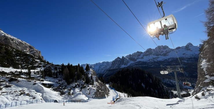 Sciare in zona Cristallo Rio Gere