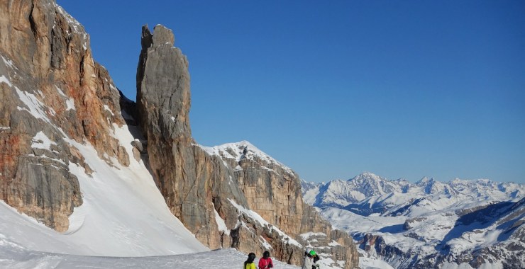 Sciare in Dolomiti