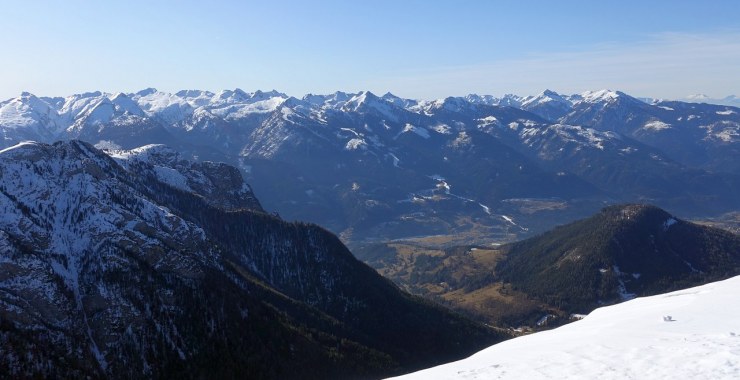 Panorama sulla Val di Fiemme
