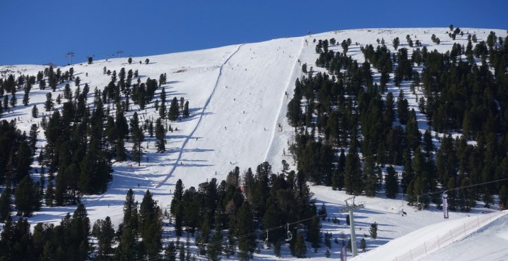 Zoom sul ripido muro