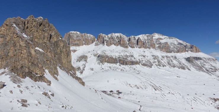 Sass Becè e Passo Pordoi
