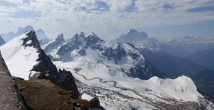 Panorama su Passo Giau