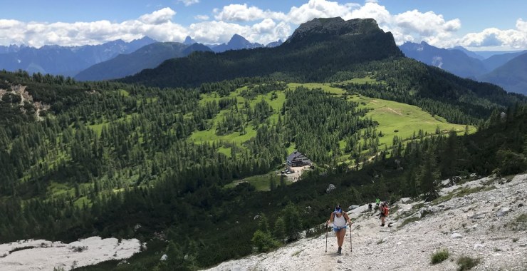 Salita a Forcella Val d'Arcia