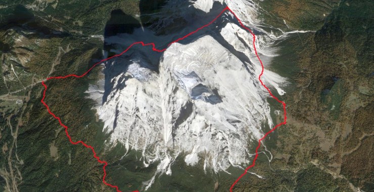 Traccia 3D giro del Pelmo