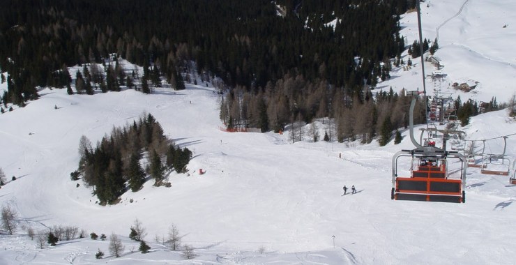 Pista nera di Passo Rolle