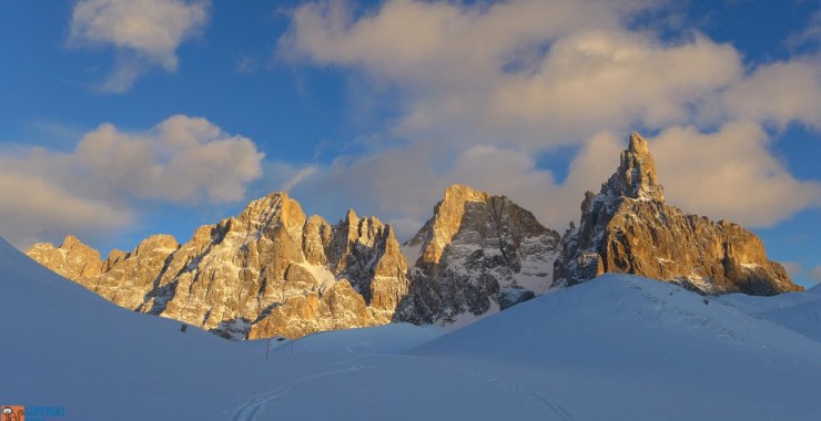 Tramonto da Passo Rolle