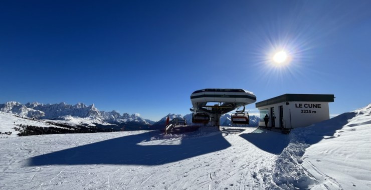 Partenza dalla seggiovia