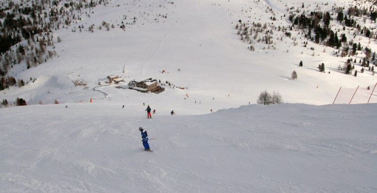 Muro dopo curvone pista Le Cune