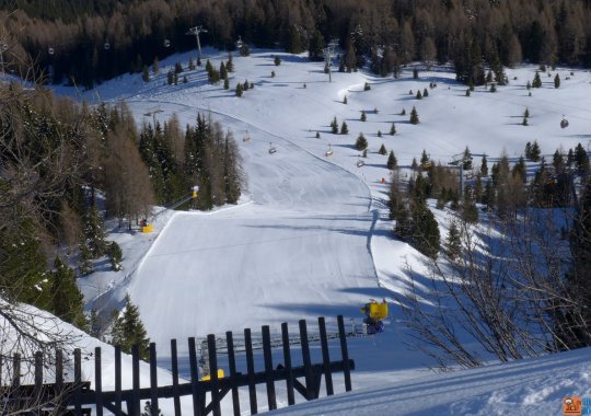 Pista nera Piavac: i muri più difficili e ripidi dell'Alpe Lusia e della Val di Fassa