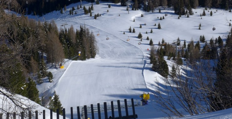 Veduta sulla pista Piavac