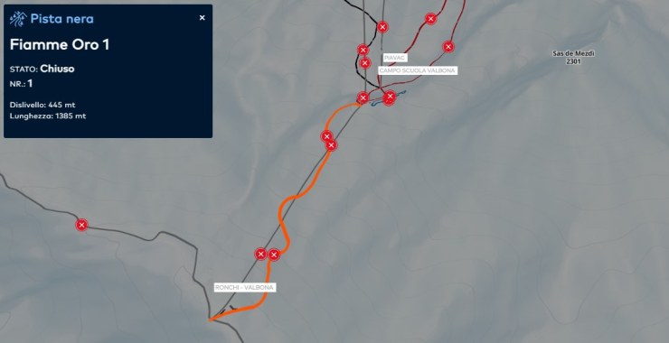 Pista Fiamme Oro 1 traccia