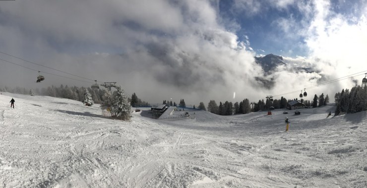 Panorama dalle piste Sonne