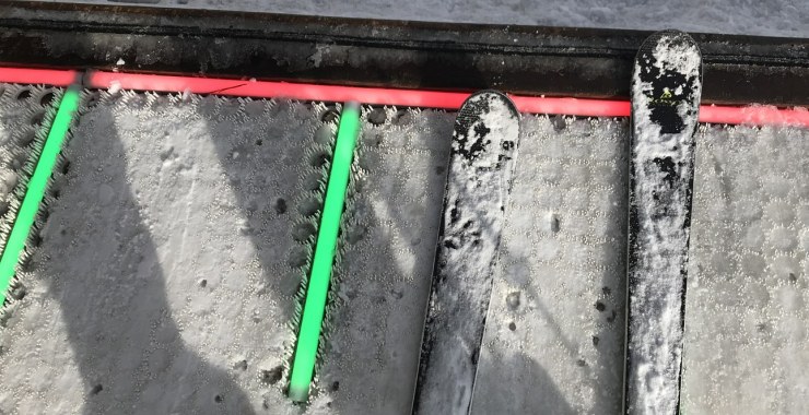 Segnalazione corsia seggiovia Sonne