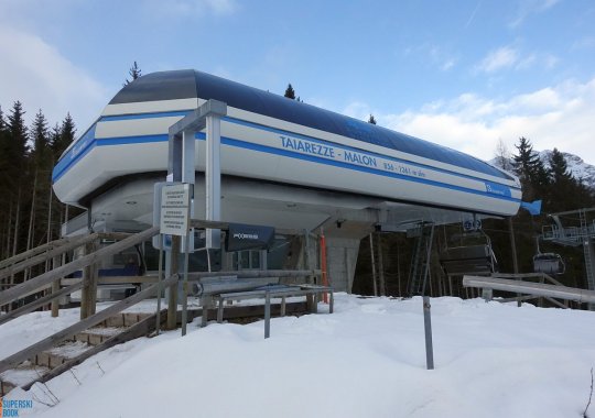 Impianto principale della skiarea del Monte Agudo