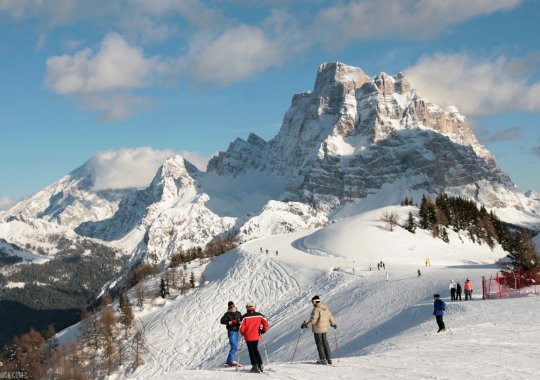 Tanta neve e belle piste tra l'Agordino, la Val di Zoldo e la Val Fiorentina