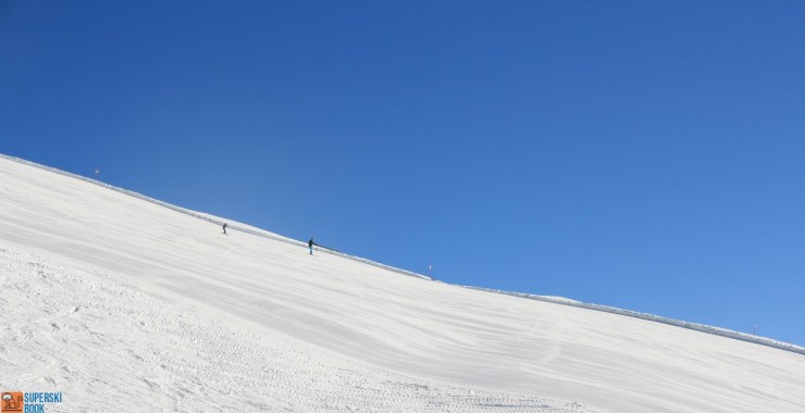Sciatori sulla pista Gitsch