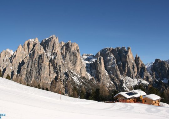 Skiarea Catinaccio (Ciampedie - Vigo di Fassa): relax, sole e bei panorami in Val di Fassa