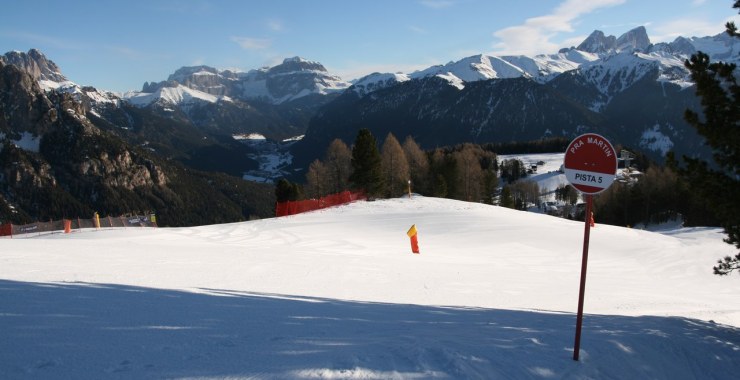 Inizio pista Prà Martin