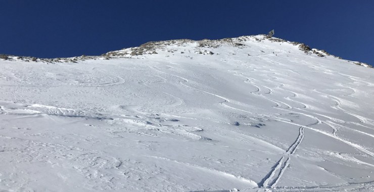 Primo pendio sotto Piz Boè