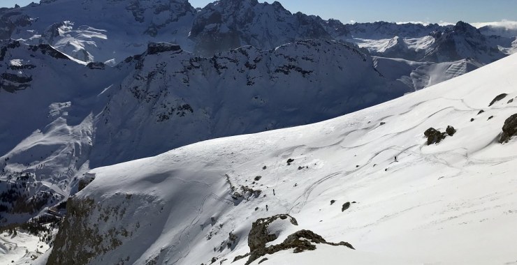 Pendio dopo canalone
