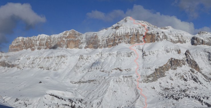 Traccia fuoripista Val delle Fontane