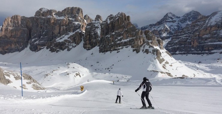Partenza pista Lagazuoi