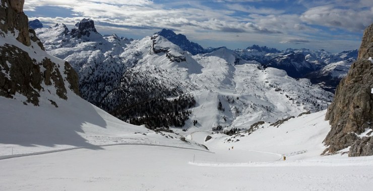 Panorama dalla pista
