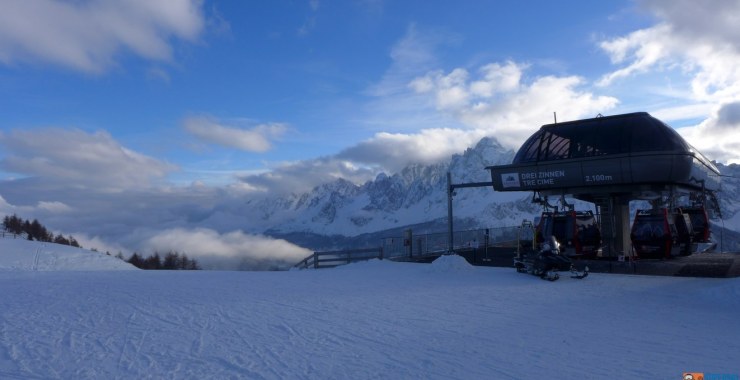 Panorama dalla stazione di arrivo