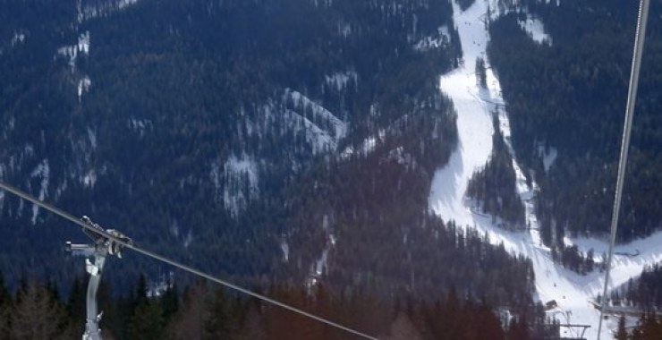 In viaggio sulla cabinovia Tre Cime