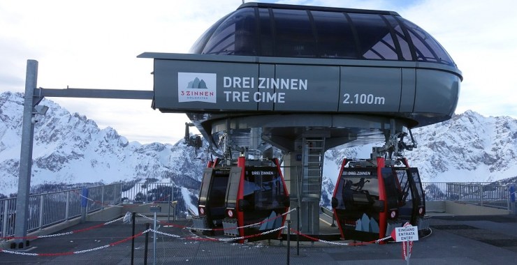 Stazione di arrivo Drei Zinnes