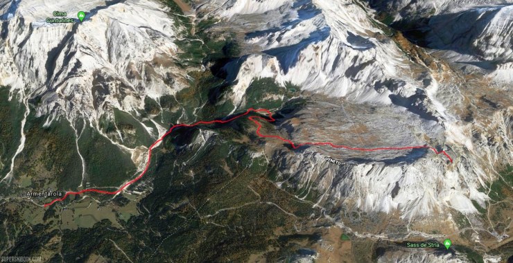 Traccia pista Armentarola