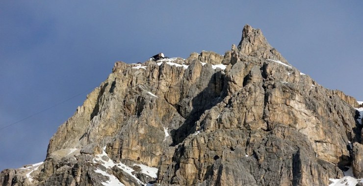 L'impressionante stazione di monte