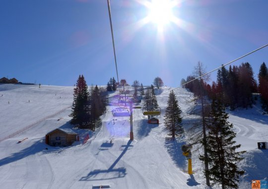 Seggiovia esaposto veloce in Piz Sorega