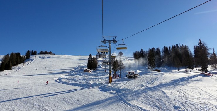 In viaggio sulla seggiovia Ciampai