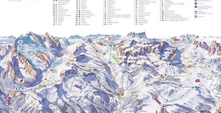 Skimap Arabba - Marmolada