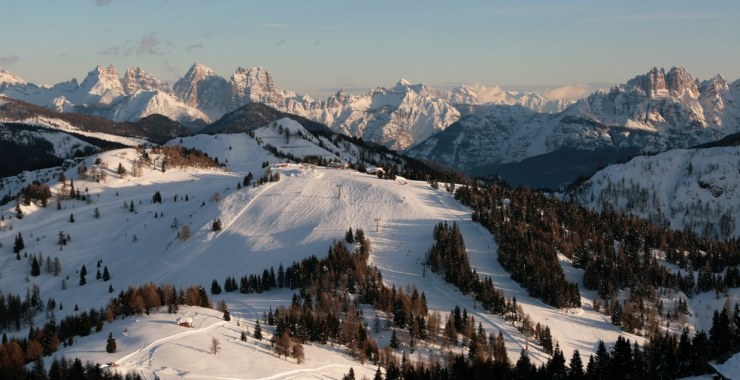 Col dei Baldi al tramonto