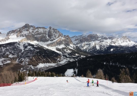 Pista rossa molto tecnica del Piz La Ila