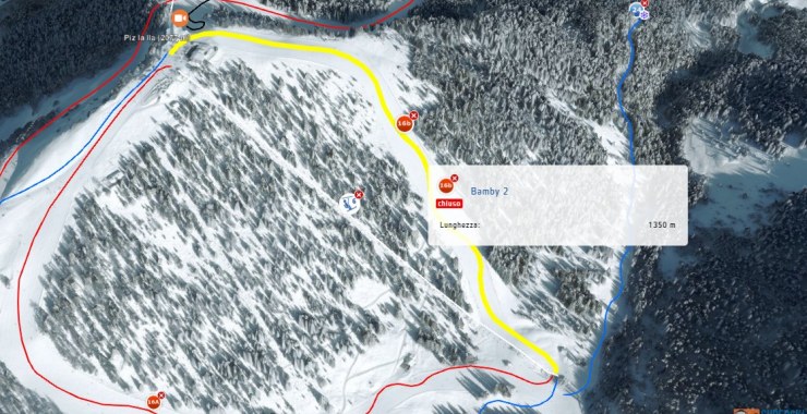 Traccia della pista Bamby 2 su terrendo 3D