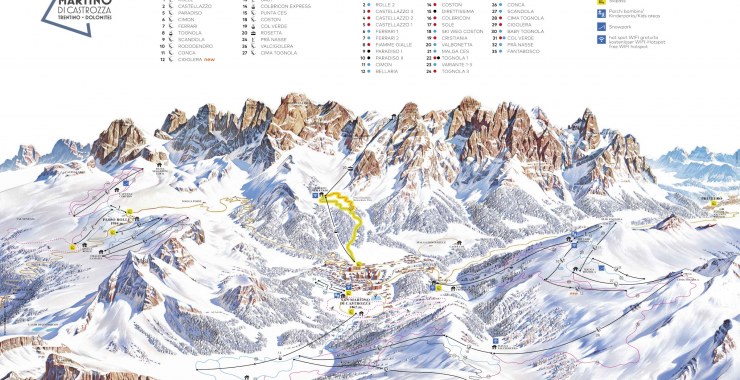 Skimap San Martino - Passo Rolle (2021/2022)