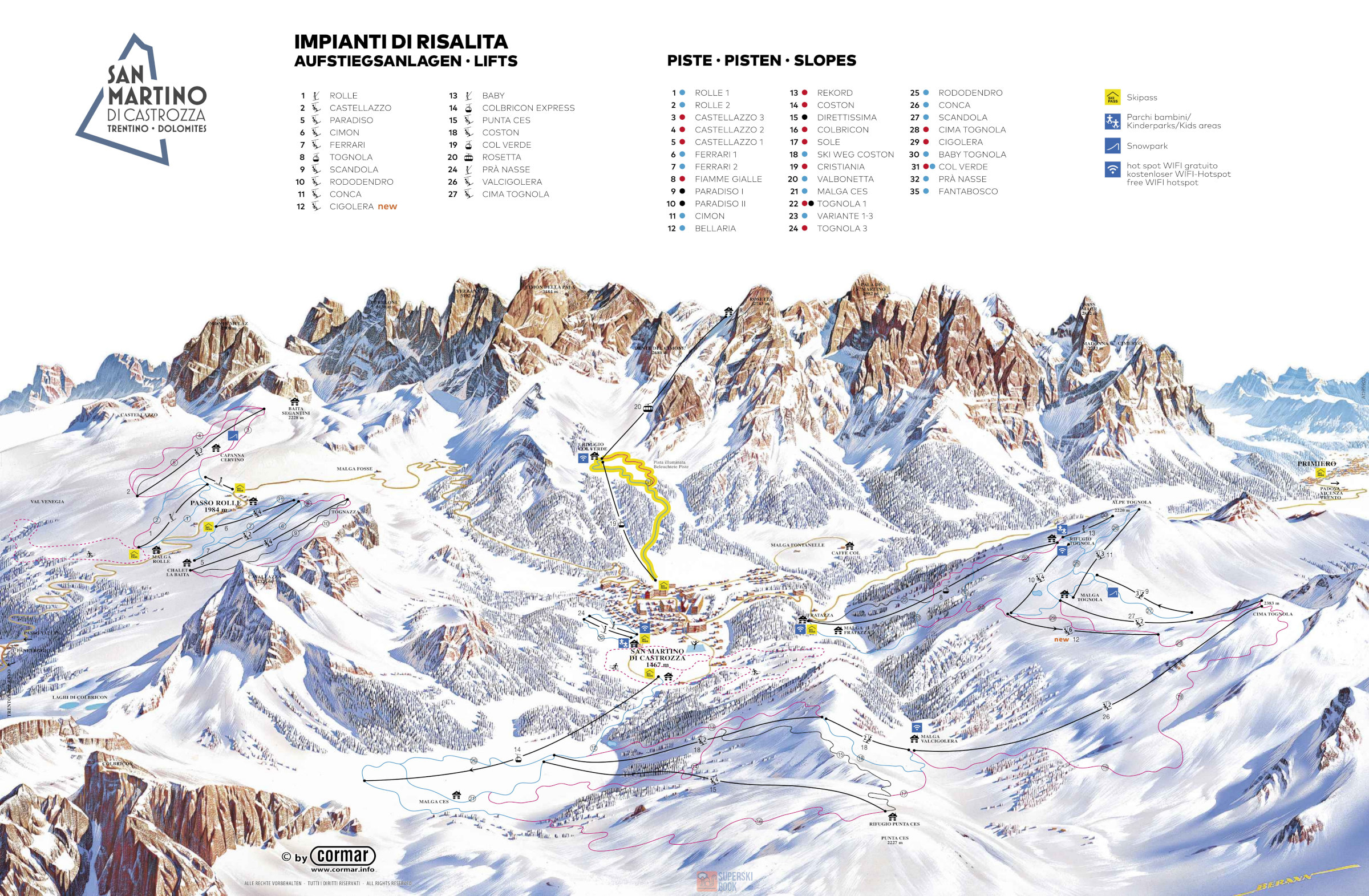 Skimap San Martino - Passo Rolle