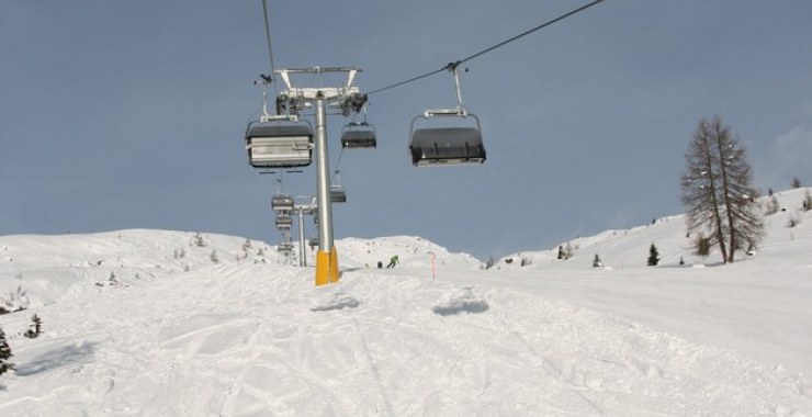 In viaggio sulla seggiovia Saline - Laresei