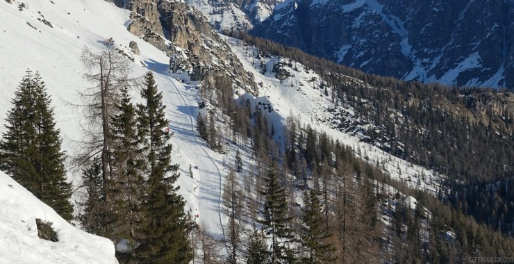 Parte finale della pista