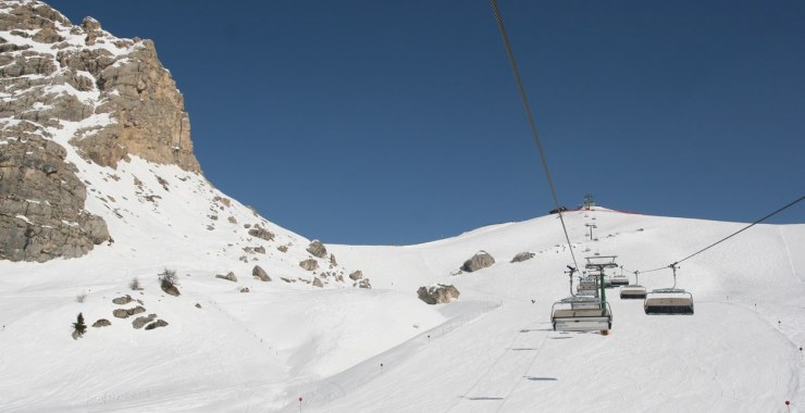 Sulla seggiovia Sass Becè
