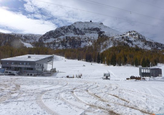 Scialpinismo al Col Margherita in autunno: salita per Le Caviette e discesa per La VolatA