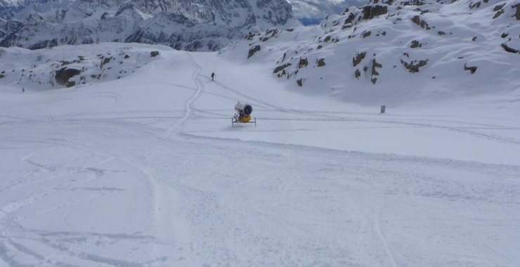 Arrivo da Passo Valles