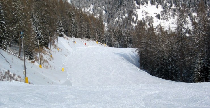 Parte alta pista Foppe