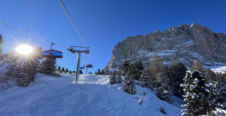 In viaggio sulla seggiovia Gran Paradiso