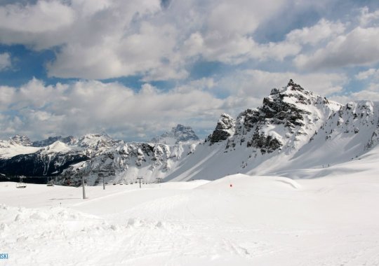 Pista facile di collegamento tra Porta Vescovo e Passo Padon