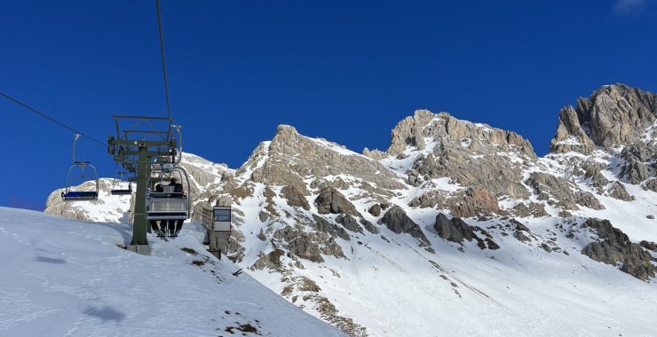 Stazione di sbarco seggiovia biposto Cima Uomo