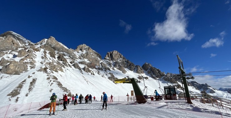 Stazione di arrivo a 2483 m slm
